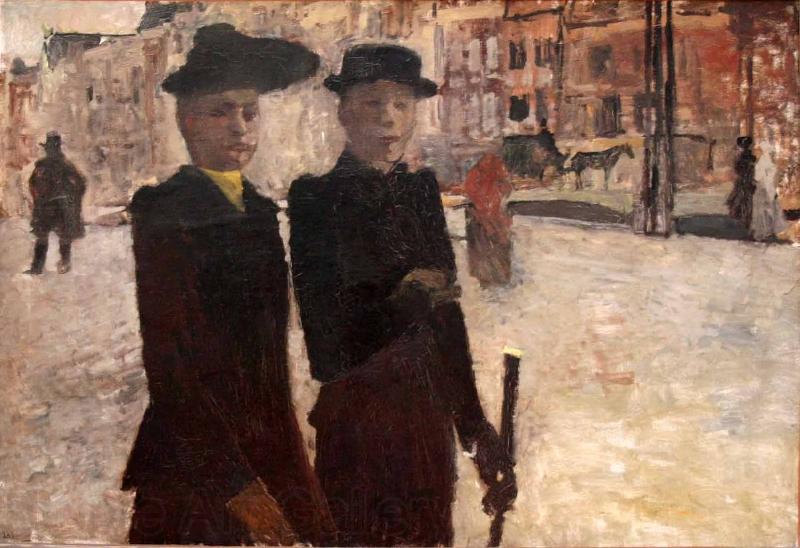George Hendrik Breitner Women on the Rokin Germany oil painting art